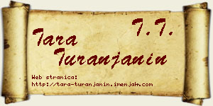 Tara Turanjanin vizit kartica